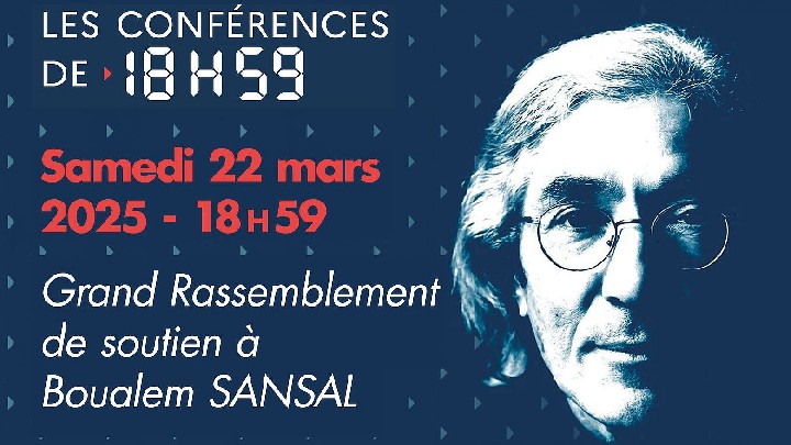 Les Conférences de 18h59: una serata a sostegno di Boualem Sansal