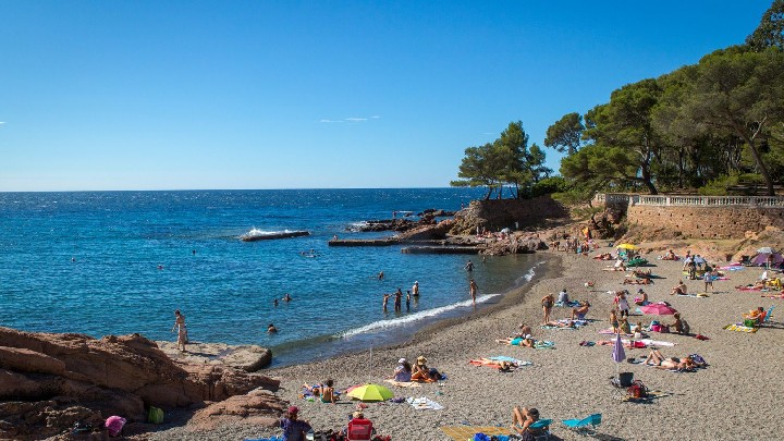 Plage de Boulouris