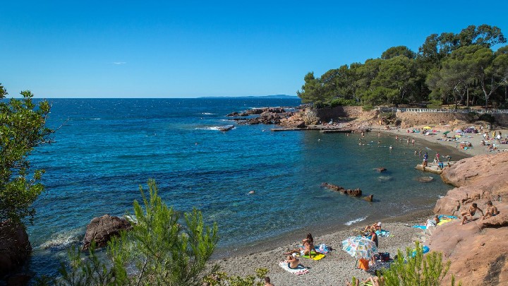 Plage de Boulouris