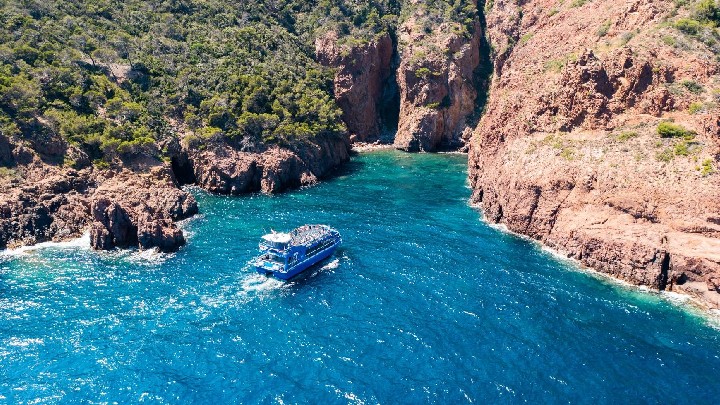 Au cœur des calanques de l'Estérel